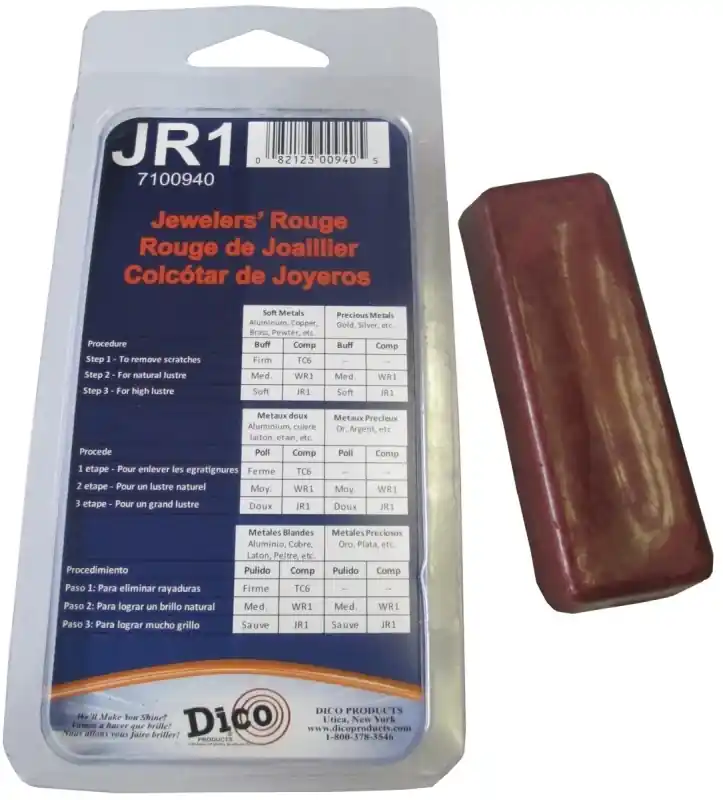Jewelers Rouge Buffing Compound 4 Oz. Model 7100940 For Polishing Precious Metals