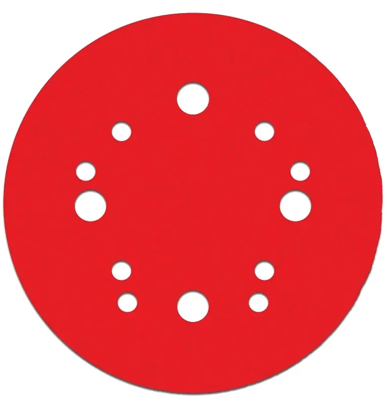 5 In. Ceramic Blend Hook And Lock Sanding Disc 100 Grit Medium 50 Pk