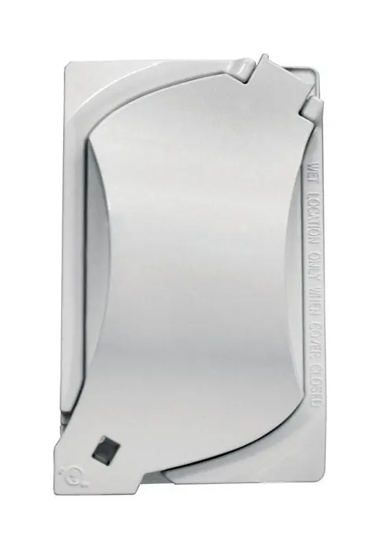 Rectangle Metal 1 Gang Universal Cover For Wet Locations