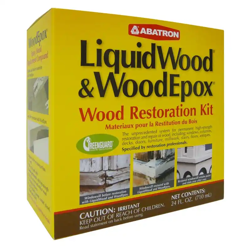 Wood Restoration Kit, Includes Epoxy & More , 24-oz.