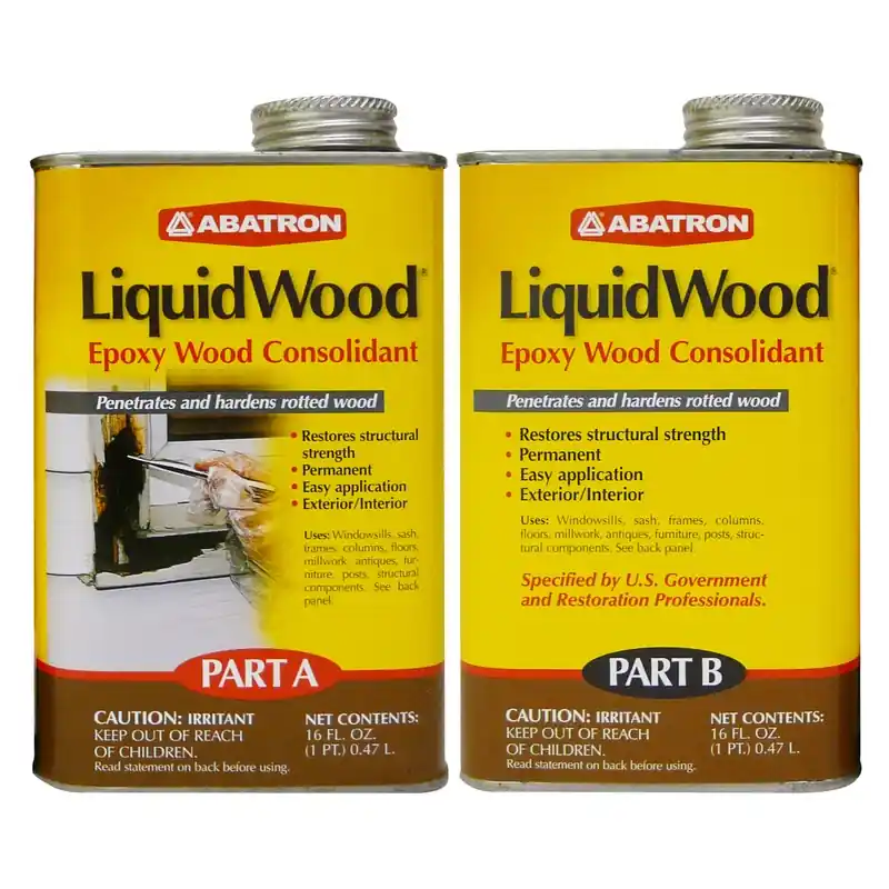 Liquidwood Epoxy, Wood Hardener, 32-oz.