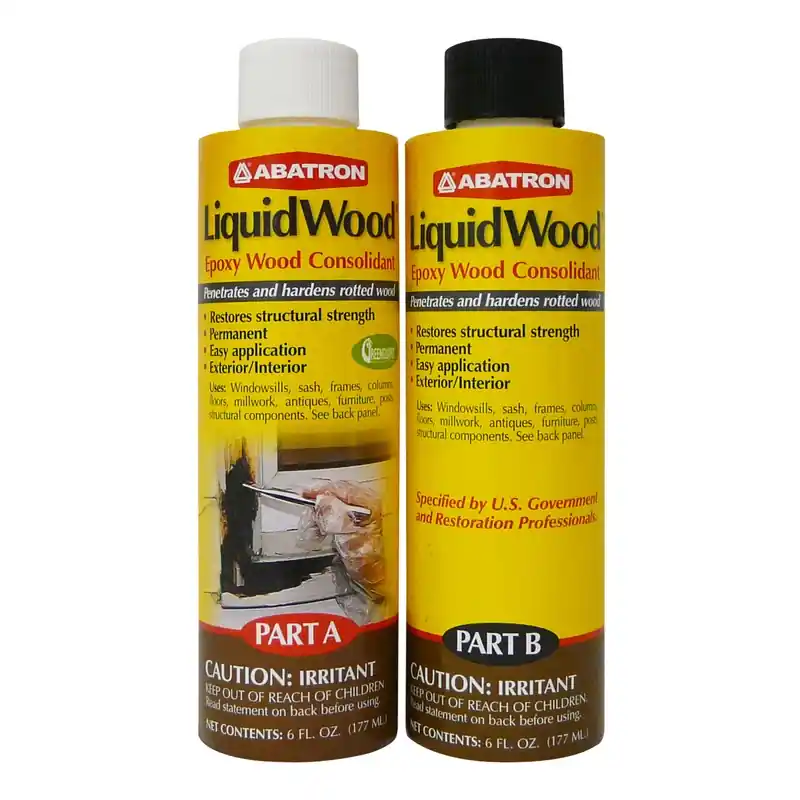 Liquidwood Epoxy, Wood Hardener, 12-oz.