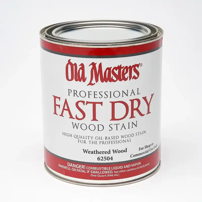 Fast Dry Stain, Oil-based, Weathered Wood, 1-qt.