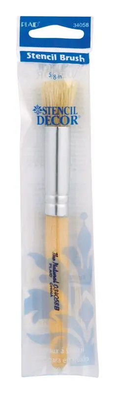 Stencil Decor 5/8 Inch Round Stencil Paint Brush - Model 34058