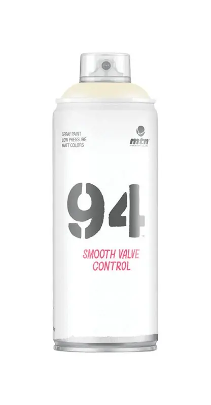 94 Matte Bone White Spray Paint 11 Oz - All Purpose Indoor/outdoor Use