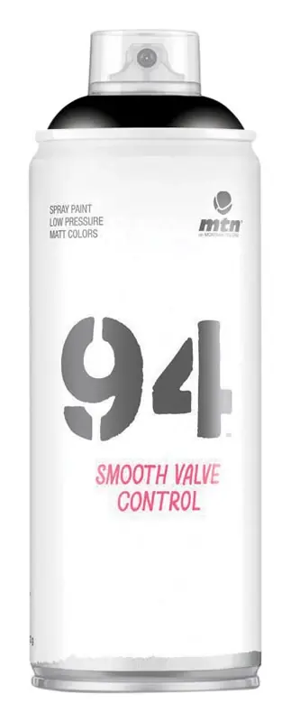 94 Matte Black Spray Paint 400 Ml