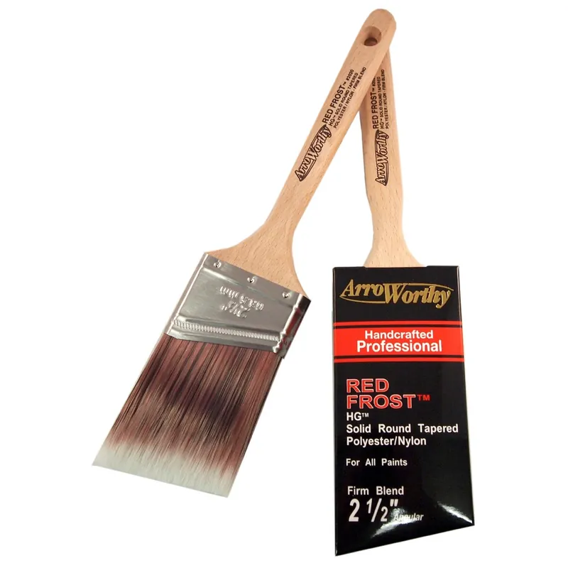 Red Frost 2-1/2 In. Angle Nylon Polyester Paint Brush