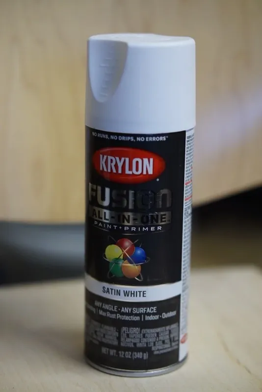 Fusion All-in-one Spray Paint + Primer, Satin White, 12-oz.