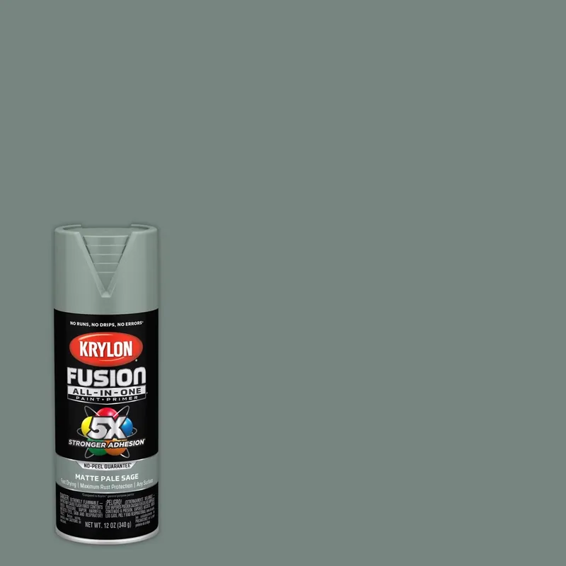 Fusion All-in-one Matte Pale Sage Paint+primer Spray Paint 12 Oz
