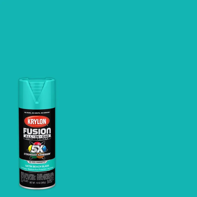 Fusion All-in-one Spray Paint + Primer, Satin Beach Glass, 12-oz.