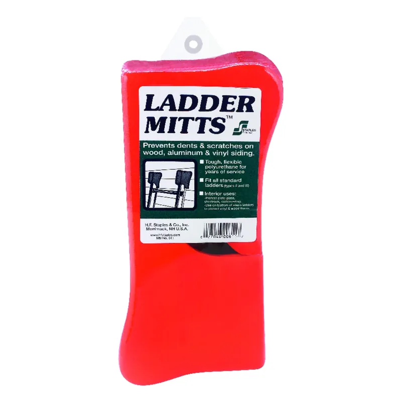 Polyurethane Red Ladder Mitts 1 Pk