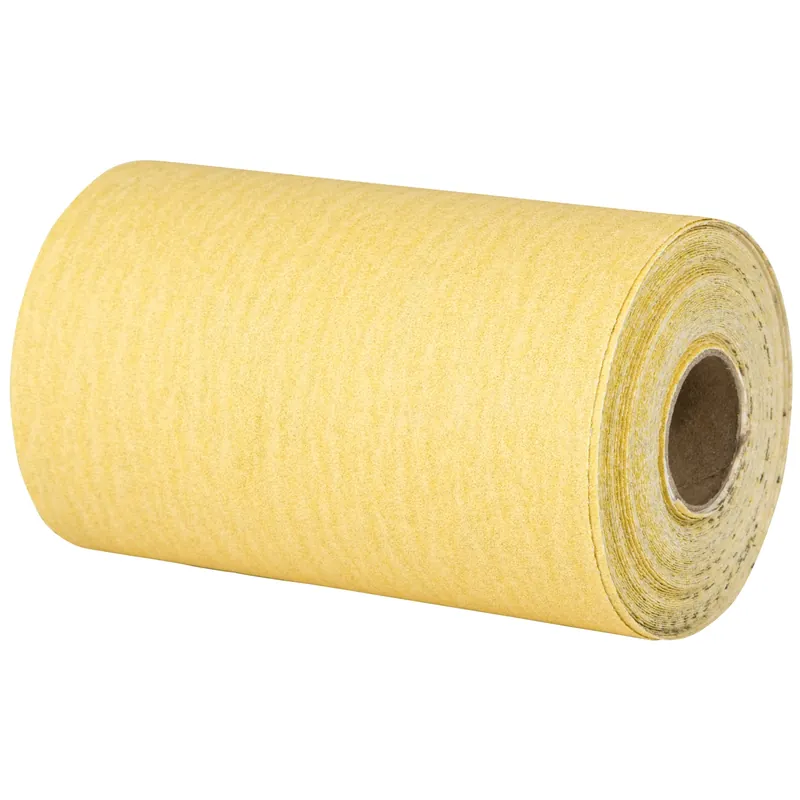 Stick & Sand 360 In. L X 4-1/2 In. W 80 Grit Aluminum Oxide Adhesive Back Sheet Roll 1 Pk