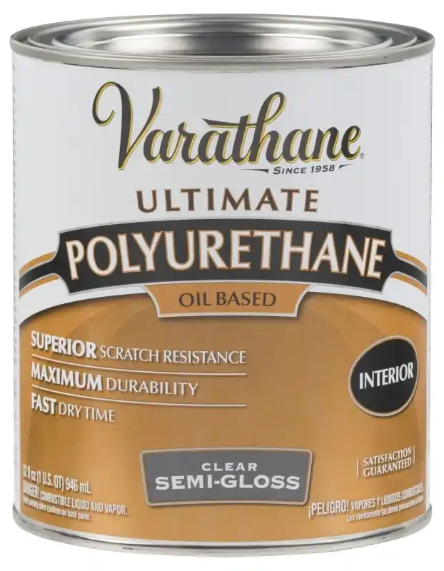 Premium Polyurethane, Semi-gloss Interior Oil-based, Qt.