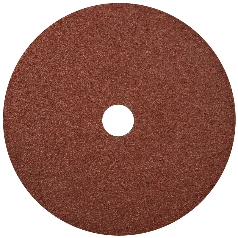 7 In. Aluminum Oxide Center Mount F226/f240 Fiber Disc 24 Grit Extra Coarse 25 Pk