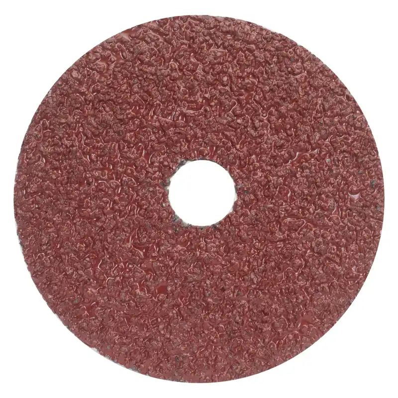 5 In. Aluminum Oxide Center Mount F226/f240 Fiber Disc 16 Grit Extra Coarse 25 Pk