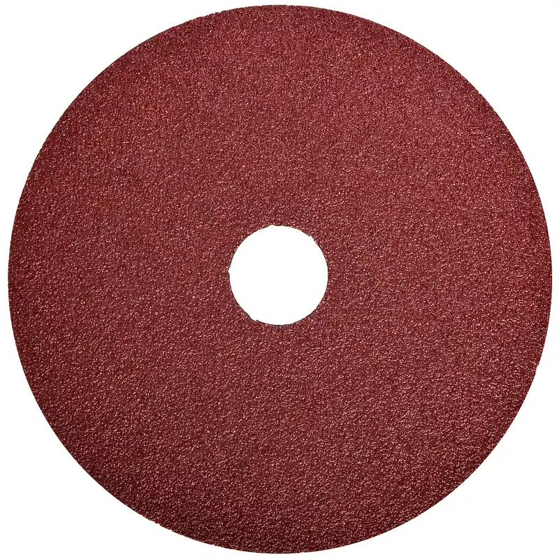 5 In. D X 7/8 In. Aluminum Oxide Fiber Disc 50 Grit 25 Pc