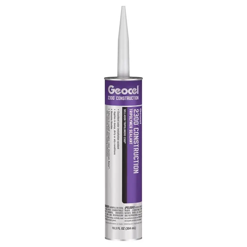 2300 Construction Composite Fiberboard Cartridge Crystal Clear Tripolymer Elastomeric Sealant