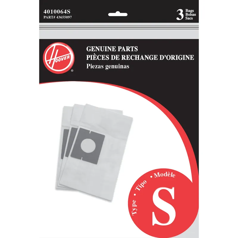 Vacuum Bag 3 Pk Type S