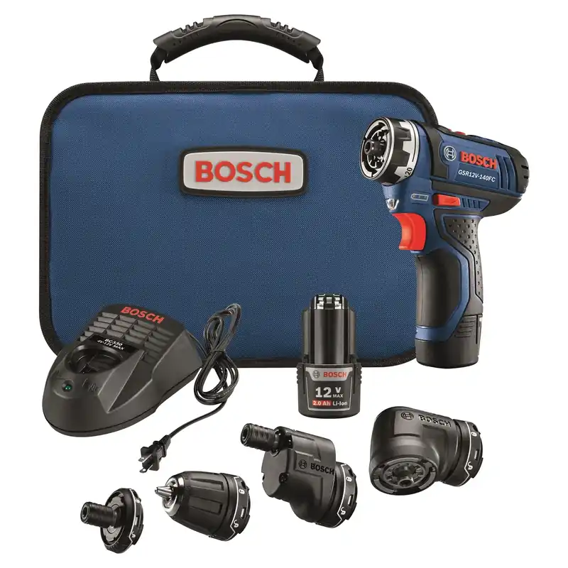 12-volt Flexiclick 5-in-1 Drill/driver System, 2 Lithium-ion Batteries