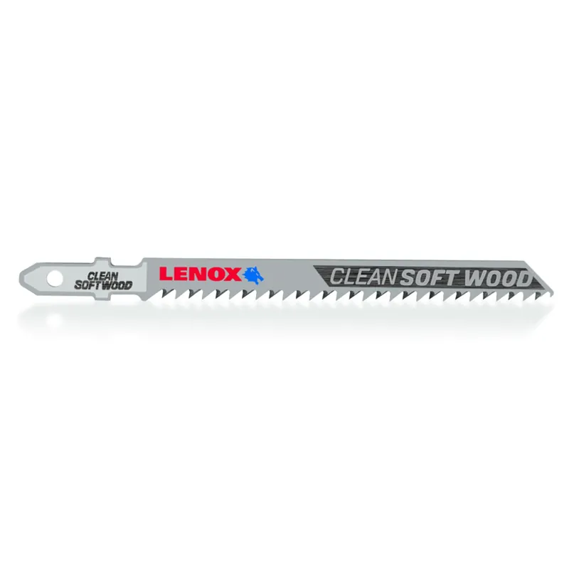 4 In. Metal T-shank Clean Soft Wood Jig Saw Blade 10 Tpi 3 Pk