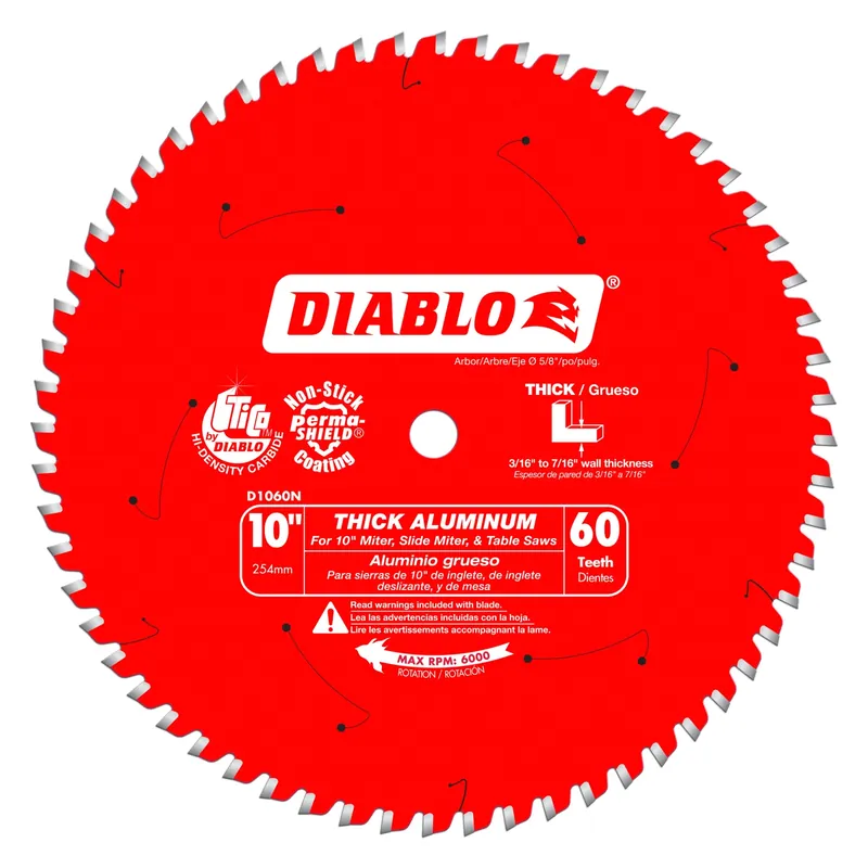 10 In. D X 5/8 In. Tico Hi-density Carbide Circular Saw Blade 60 Teeth 1 Pk