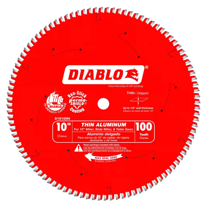 10 In. D X 5/8 In. Tico Hi-density Carbide Circular Saw Blade 100 Teeth 1 Pk