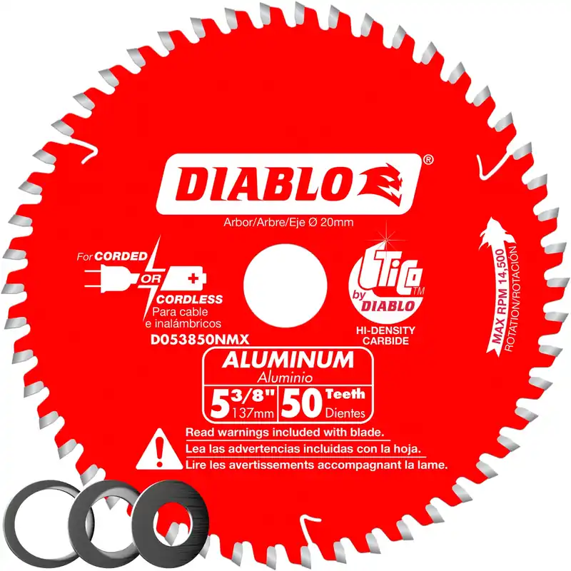 5-3/8 In. D X 20 Mm Tico Hi-density Carbide Circular Saw Blade 50 Teeth 1 Pk