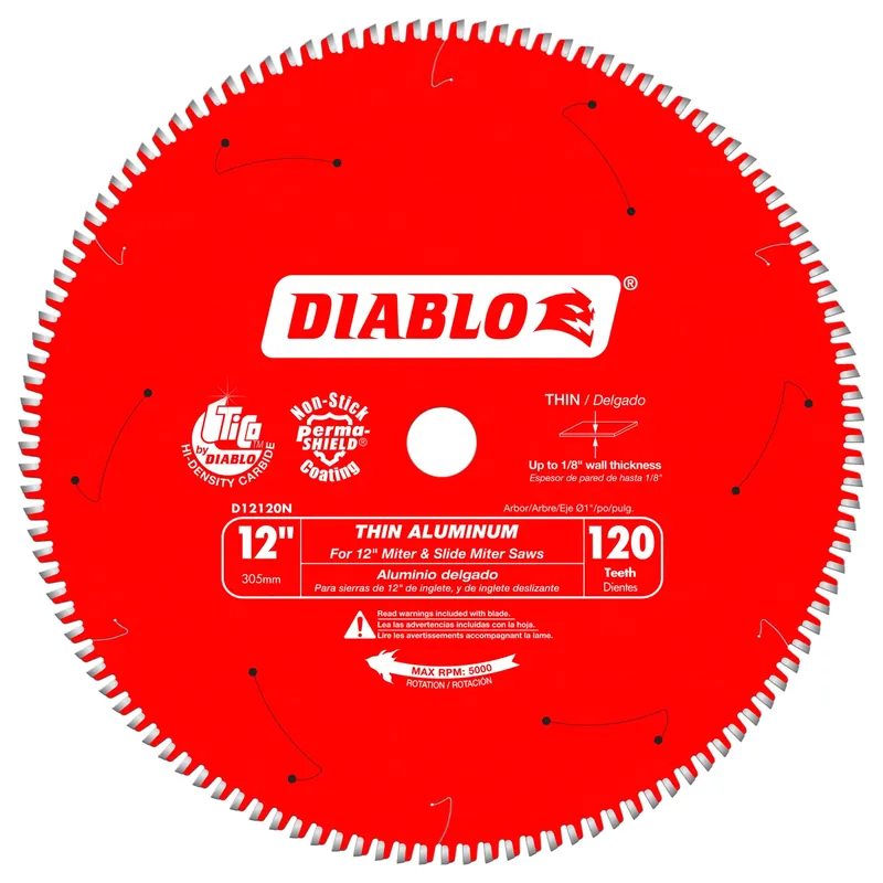 12 In. D X 1 In. Tico Hi-density Carbide Circular Saw Blade 120 Teeth 1 Pk