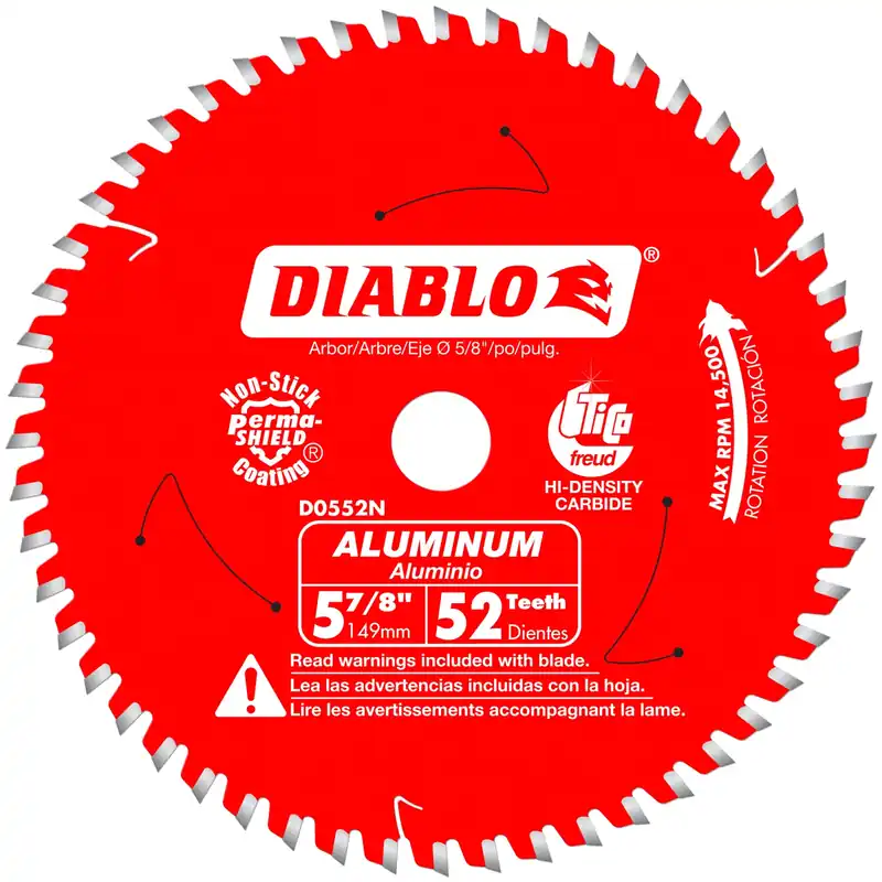 5-7/8 In. D X 5/8 In. Tico Hi-density Carbide Circular Saw Blade 52 Teeth 1 Pk