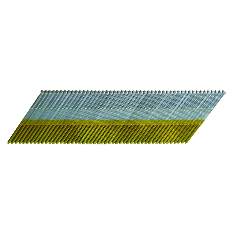 1-1/4 In. L X 15 Ga. Angled Strip Electro Galvanized Finish Nails 1000 Pk