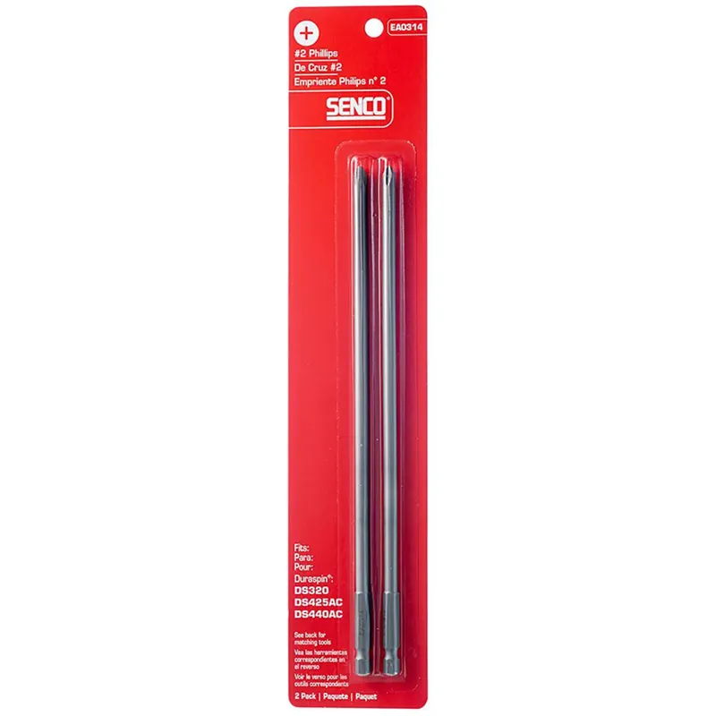 Duraspin Phillips 2 X 9 In. L Replacement Bit Steel 2 Pk