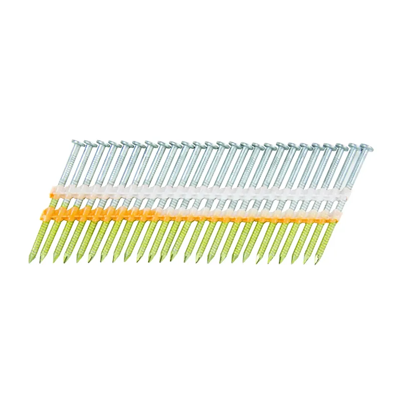 2-3/8 In. L Plastic Strip Bright Framing Nails 21 Deg 1000 Pk