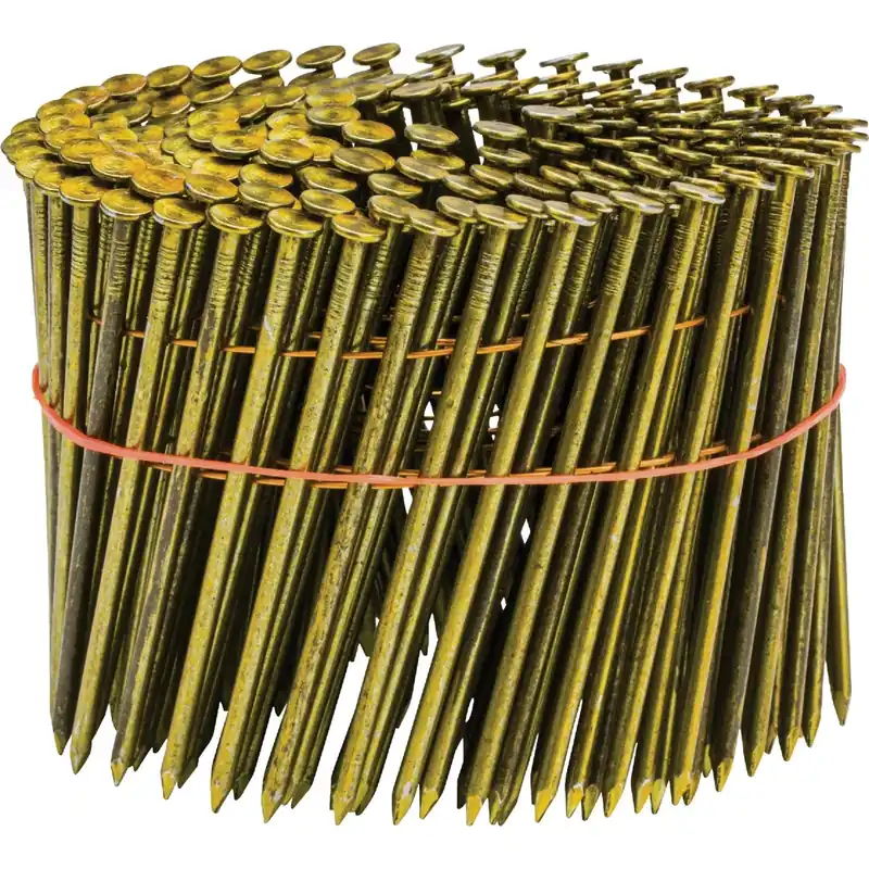 Grip-rite 3-1/4 In. L X 11 Ga. Angled Strip Bright Framing Nails 15 Deg 2500 Pk