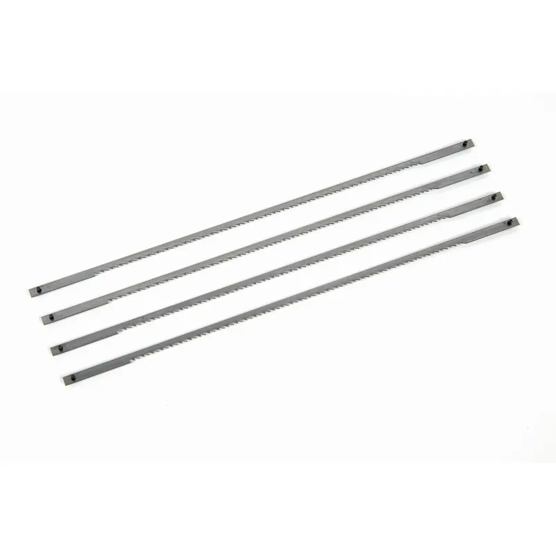 6-1/2 In. High Carbon Steel Coping Saw Blade 15 Tpi 4 Pk
