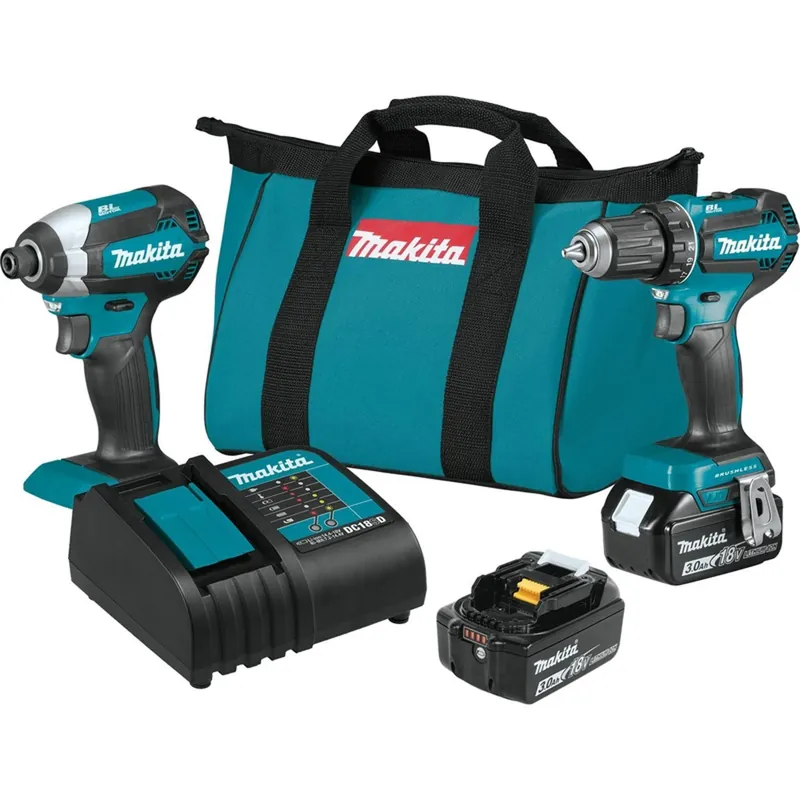 18v Lxt Lithium-ion Brushless 2-piece Cordless Drill/driver & Impact Driver Combo Kit
