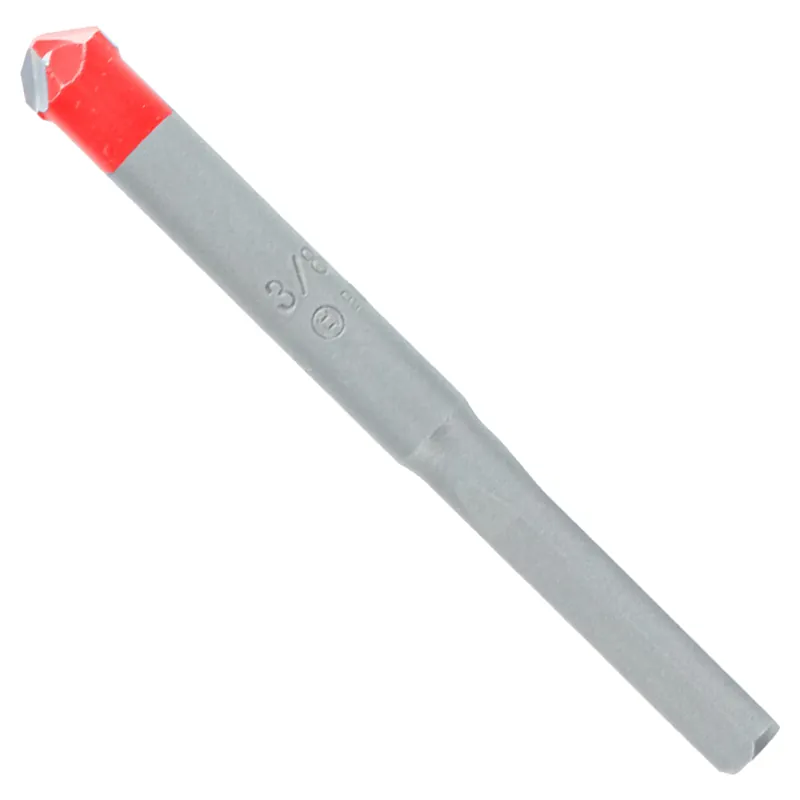 3/8 In. X 3-3/4 In. L Carbide Tipped Tile And Stone Drill Bit 3-flat Shank 1 Pk