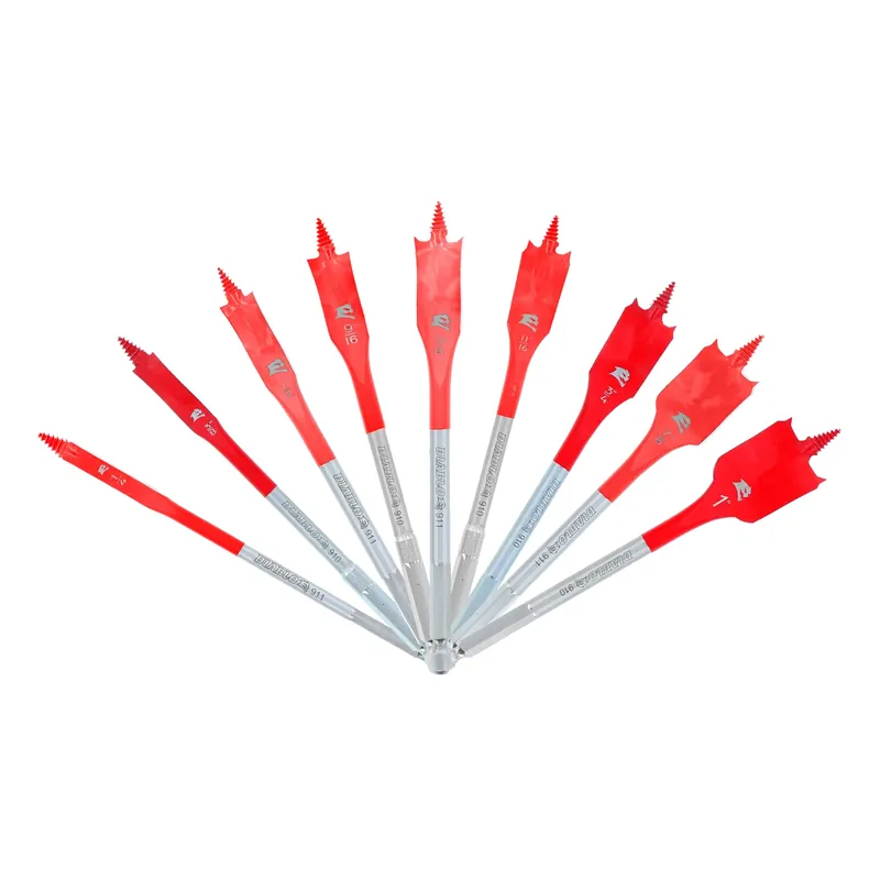 9-pc. Speedemon Spade Drill Bit Set