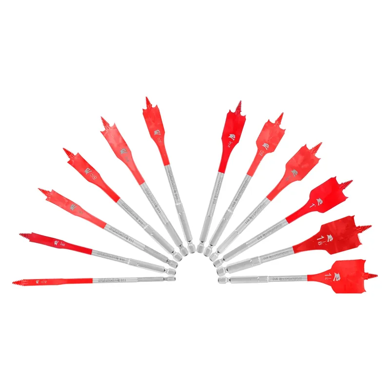 12-pc. Speedemon Spade Drill Bit Set