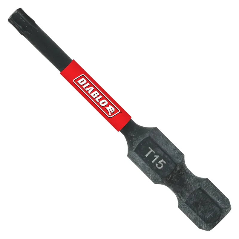 Torx 15 X 2 In. L Driver Bit Black Oxide 5 Pk