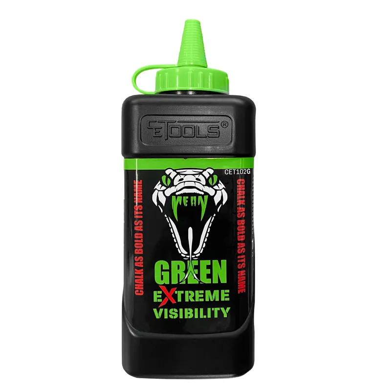 10 Oz Standard Extreme Visibility Marking Chalk Fluorescent Green 1 Pk