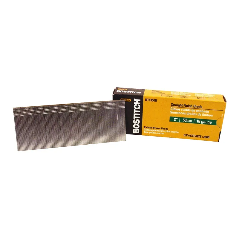 2 In. L X 18 Ga. Straight Strip Coated Brad Nails 2000 Pk