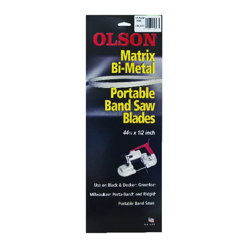 44.9 In. L X 0.5 In. W Bi-metal Portable Band Saw Blade 18 Tpi Regular Teeth 3 Pk