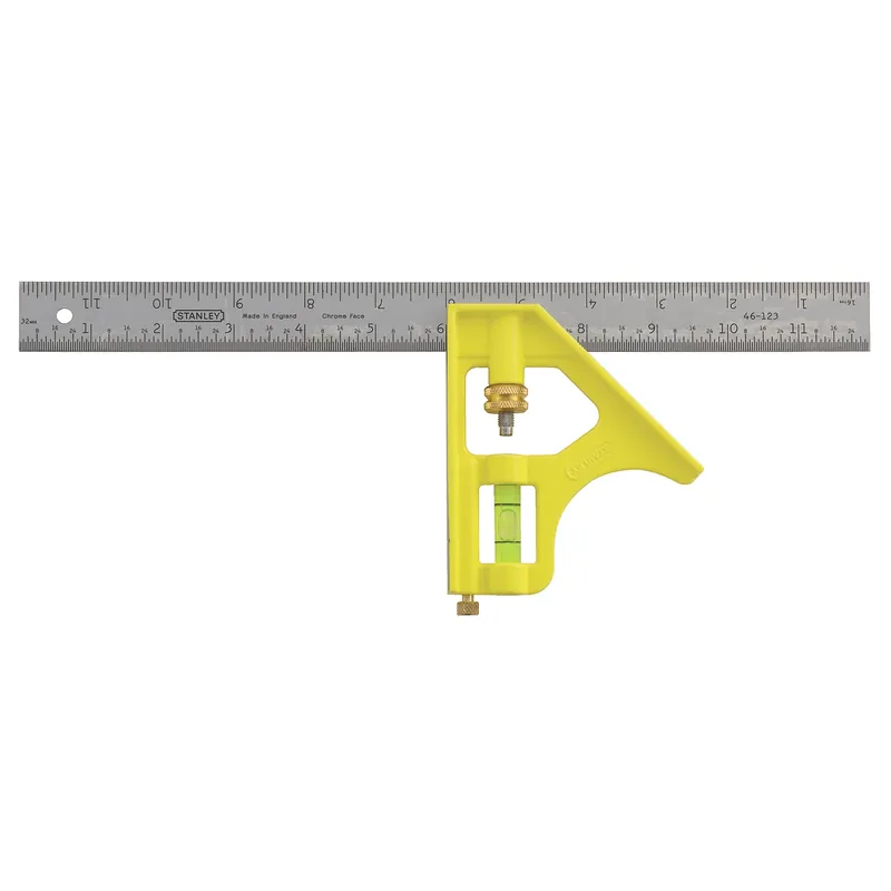 12 In. L X 3 In. H Steel English Combination Square Model 46-123