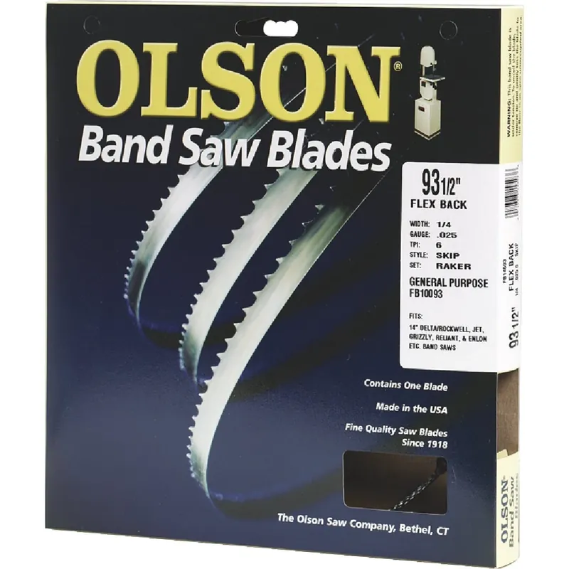 93.5 In. L X 0.2 In. W Carbon Steel Band Saw Blade 10 Tpi Regular Teeth 1 Pk