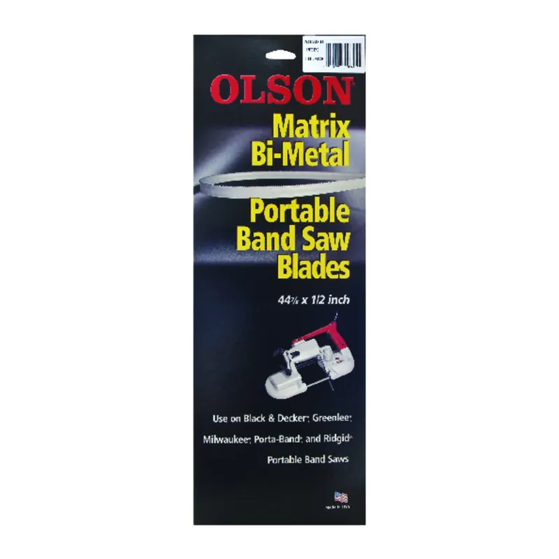 44.9 In. L X 0.5 In. W Bi-metal Band Saw Blade 18 Tpi Regular Teeth 1 Pk