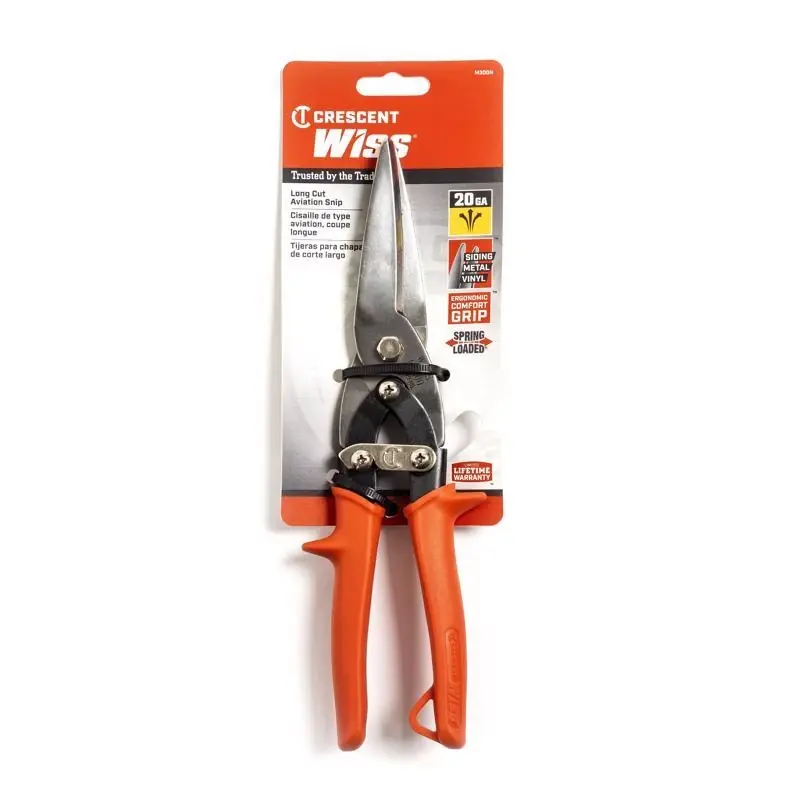 Wiss 10-1/2 In. Stainless Steel Aviation Compound Action Snips 20 Ga. 1 Pk