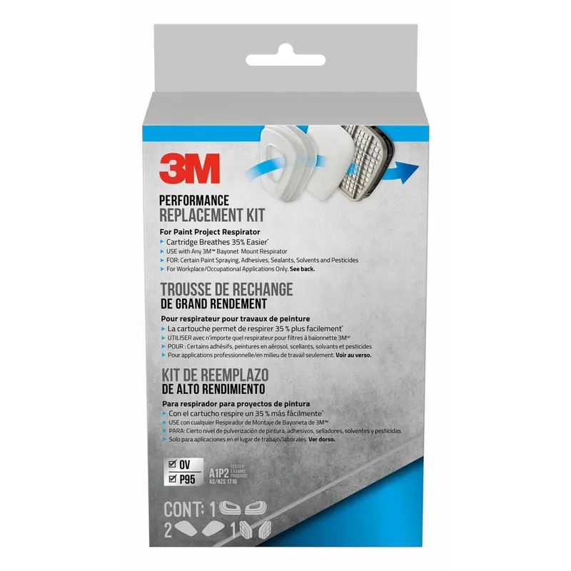 P95 Paint Project Respirator Supply Kit 6000 & 7000 Series 8 Piece