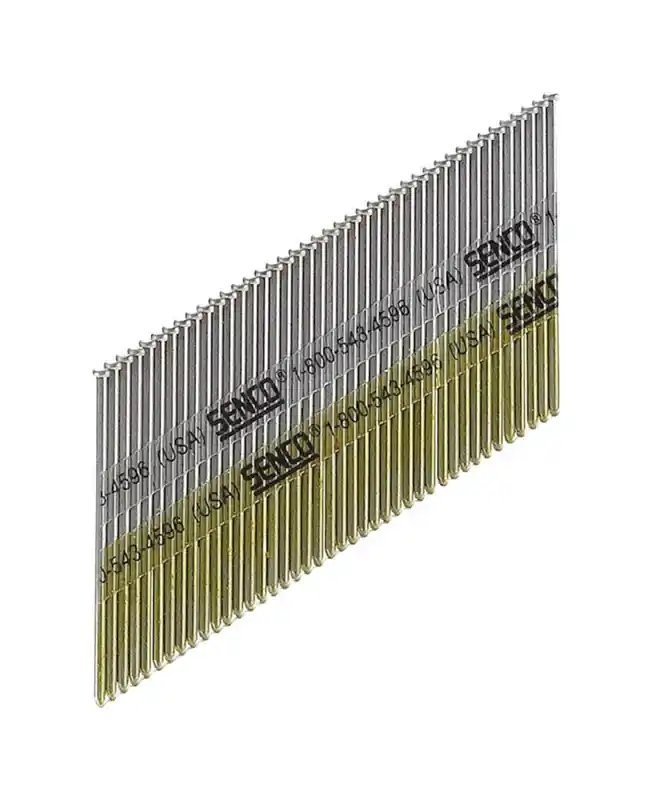 2 In. L X 15 Ga. Angled Strip Galvanized Finish Nails 34 Deg 4000 Pk