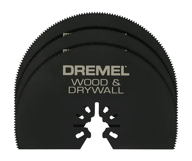Multi-max 3.5 In. X 3 In. L Steel Half-moon Semi-circle Oscillating Blade Set 3 Pc