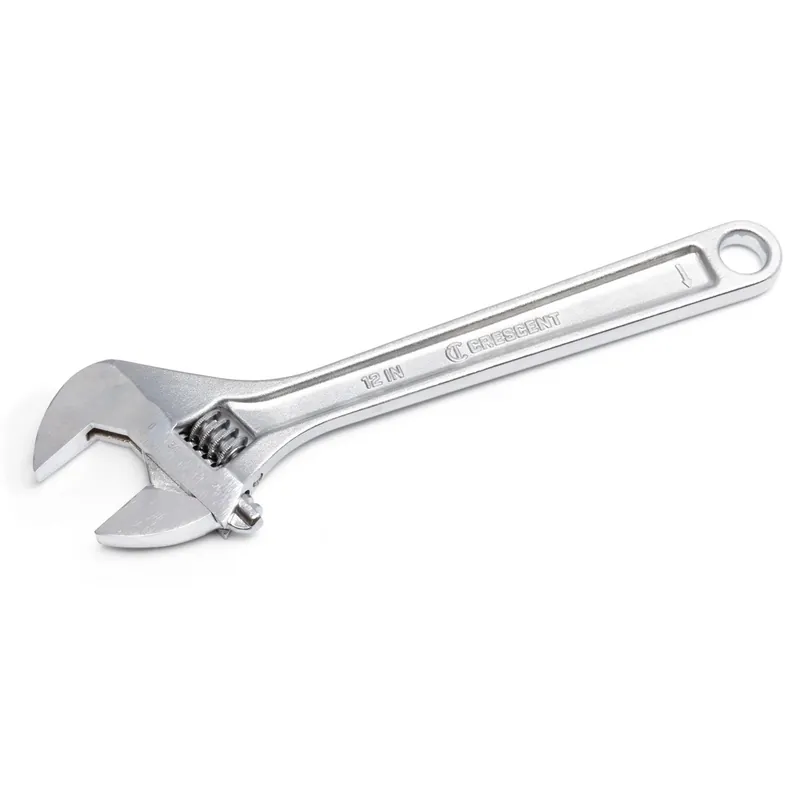 Metric And Sae Adjustable Wrench 12 In. L 1 Pc